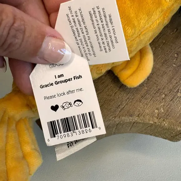 Jellycat Gracie Grouper FAST SHIP NEW Jellycat Retired Hard to Find!! - Picture 8 of 8